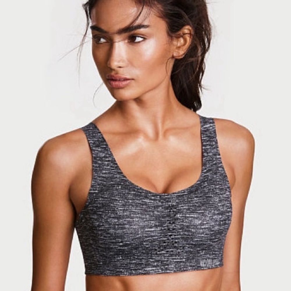 Victoria Sport Sports Bra Angel Max Marled Gray Size 32C